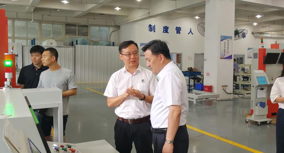 热烈欢迎重庆市北碚区区委书记周旭莅临金年会科技考察